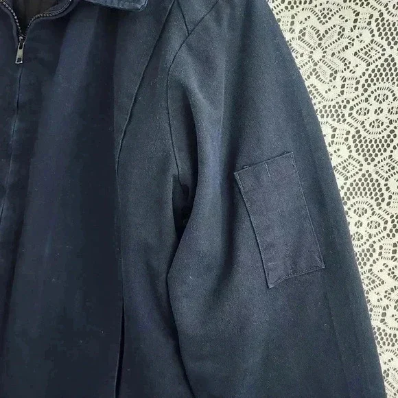 Vintage Postal Approved *USA *Full Zip Quilted Lined Work Jacket Women's XL - Picture 5 of 14